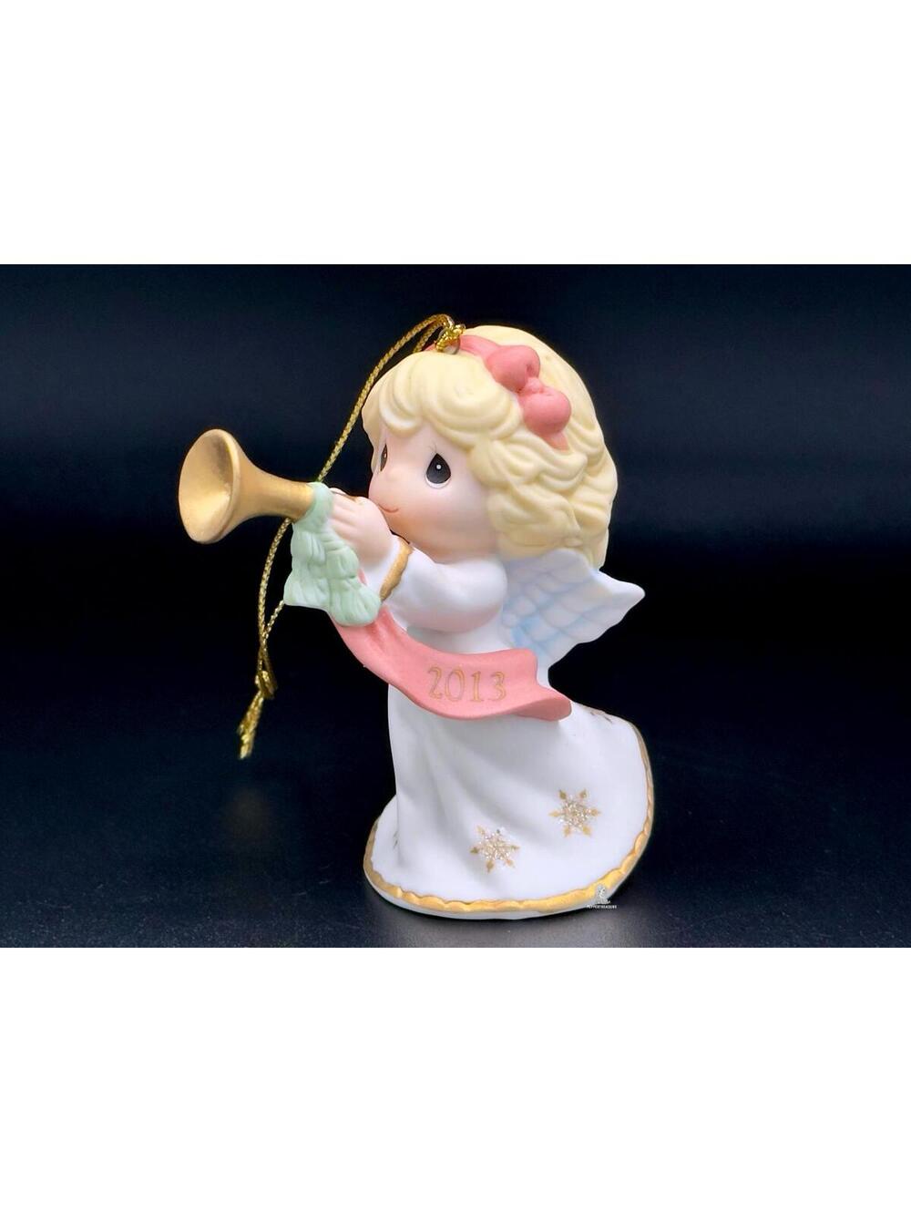 Rare Precious Moments 2013 Angel Figurine Christmas Ornament Collectible